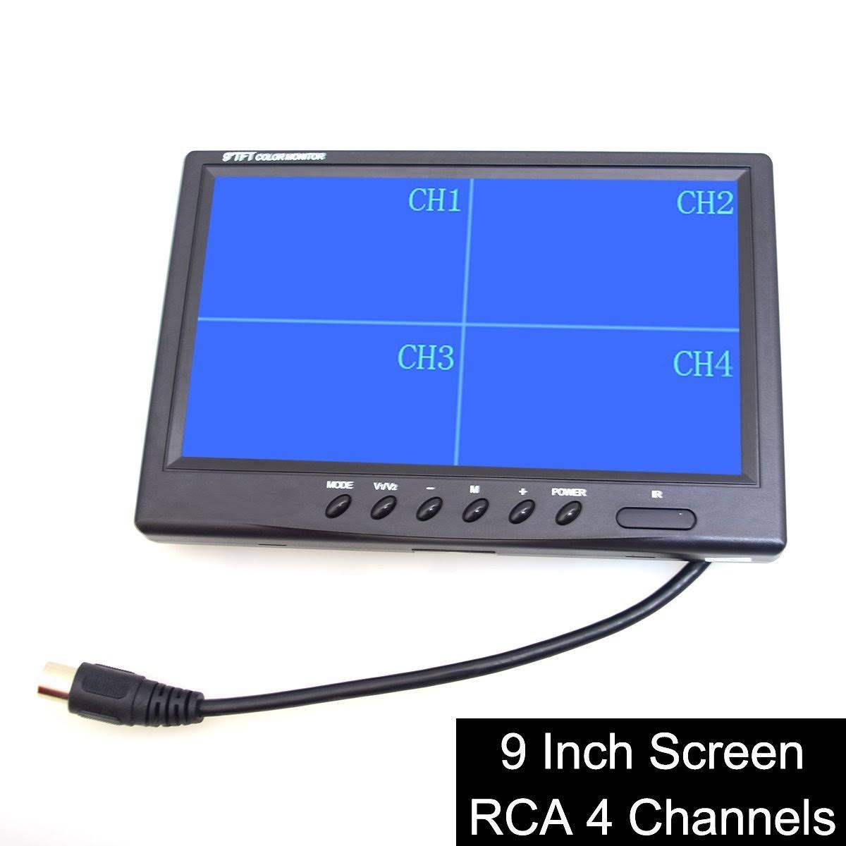 9x22 TFT LCD Quad Split Monitor E2673