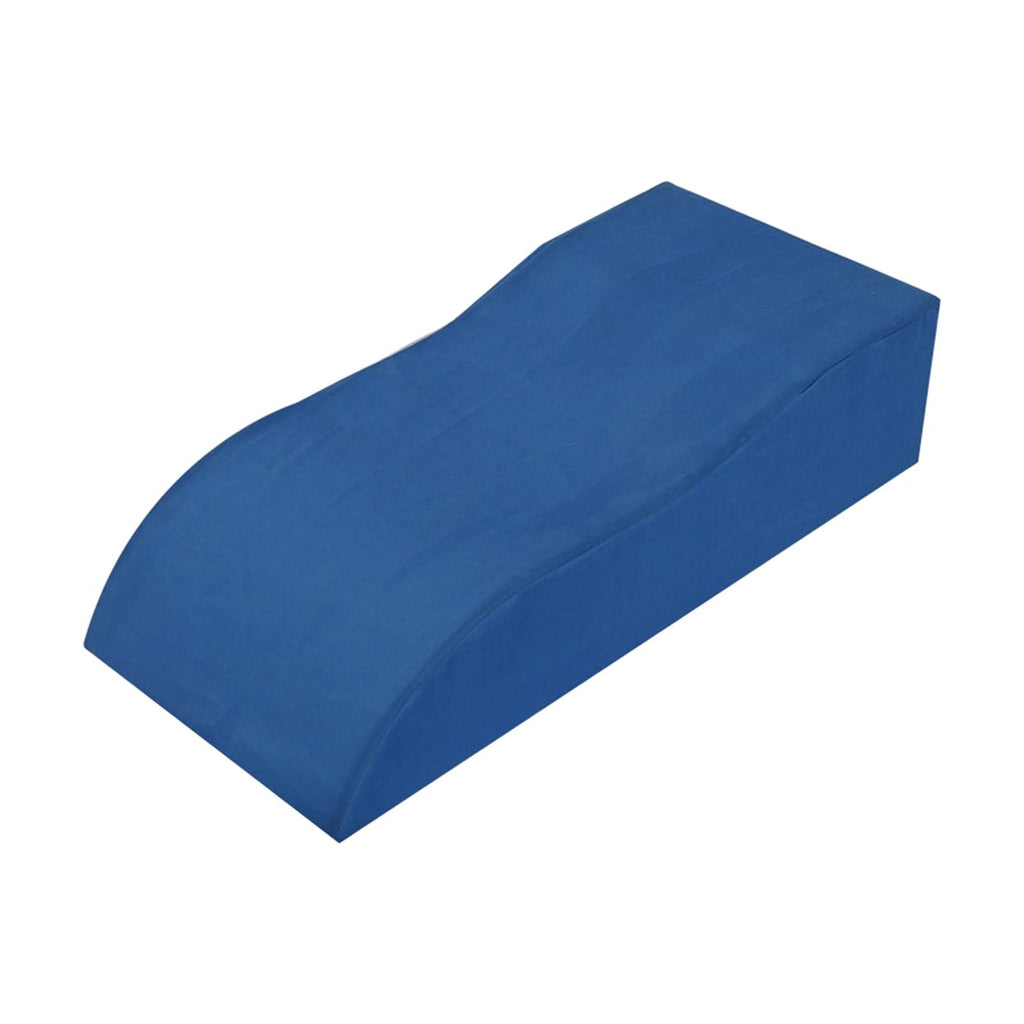 Blue Linen Curved Camping Pillow Z588195