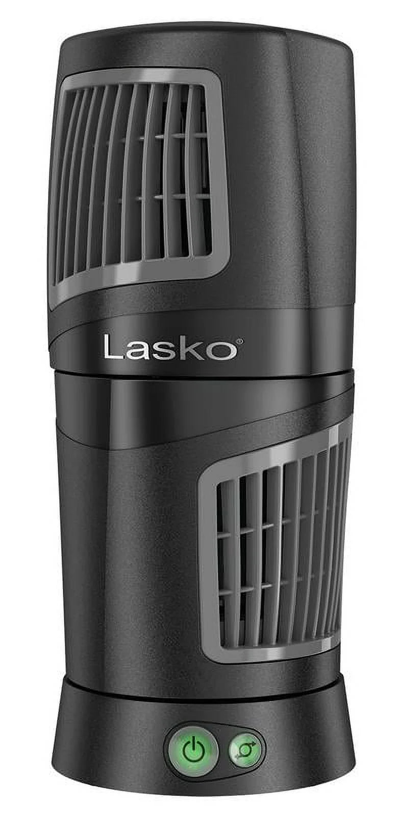 12 Twist-Top Desktop Tower Fan with 3 Speeds, Black X678