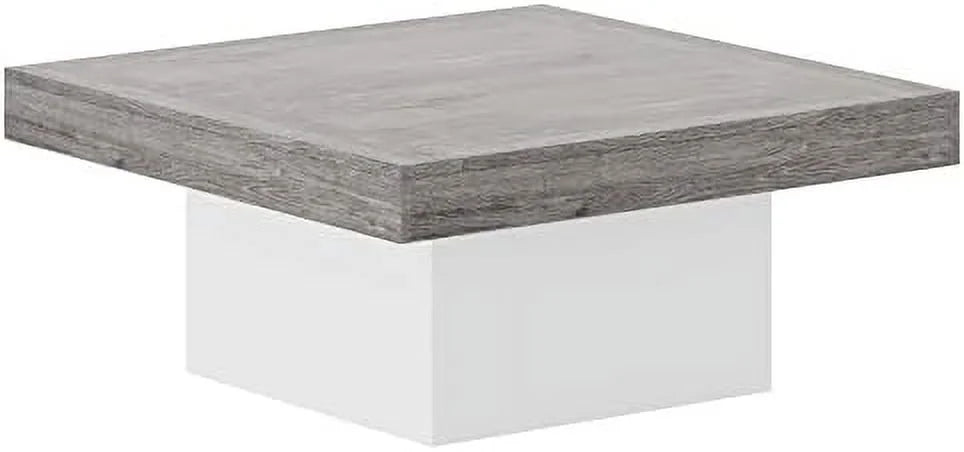 Square LED Engineered Wood Coffee Table B8980
