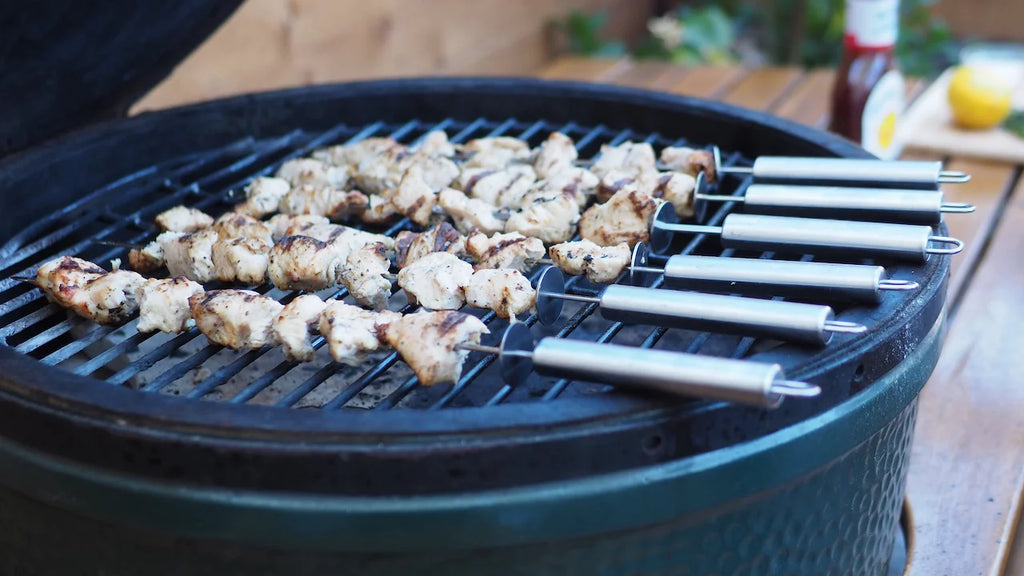 16" Stainless Steel BBQ Skewers 24-Pack N7249