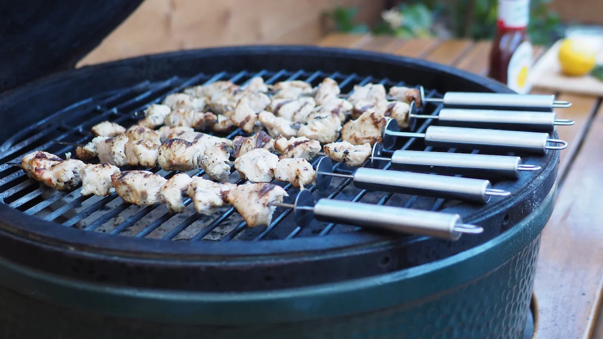 16" Stainless Steel BBQ Skewers 24-Pack N7249