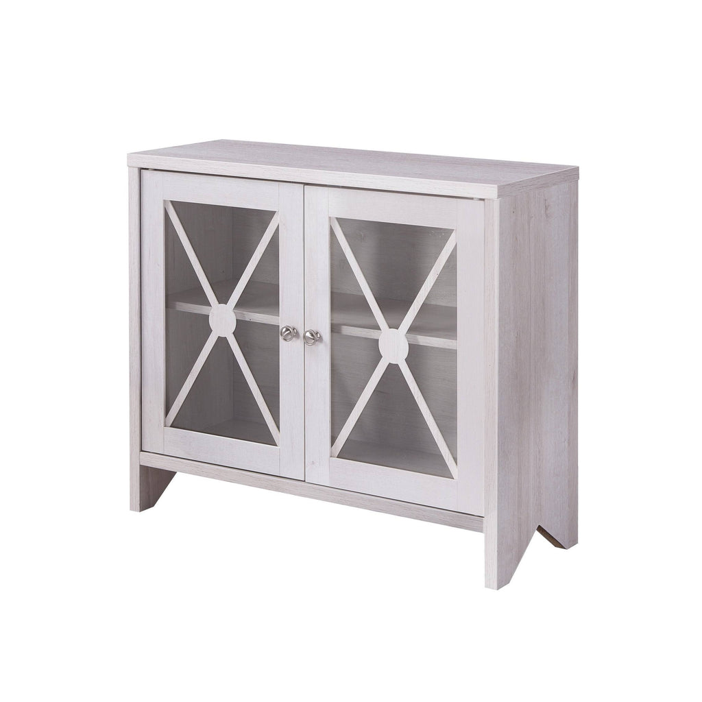 White Oak Accent Cabinet with 1-Shelf G978