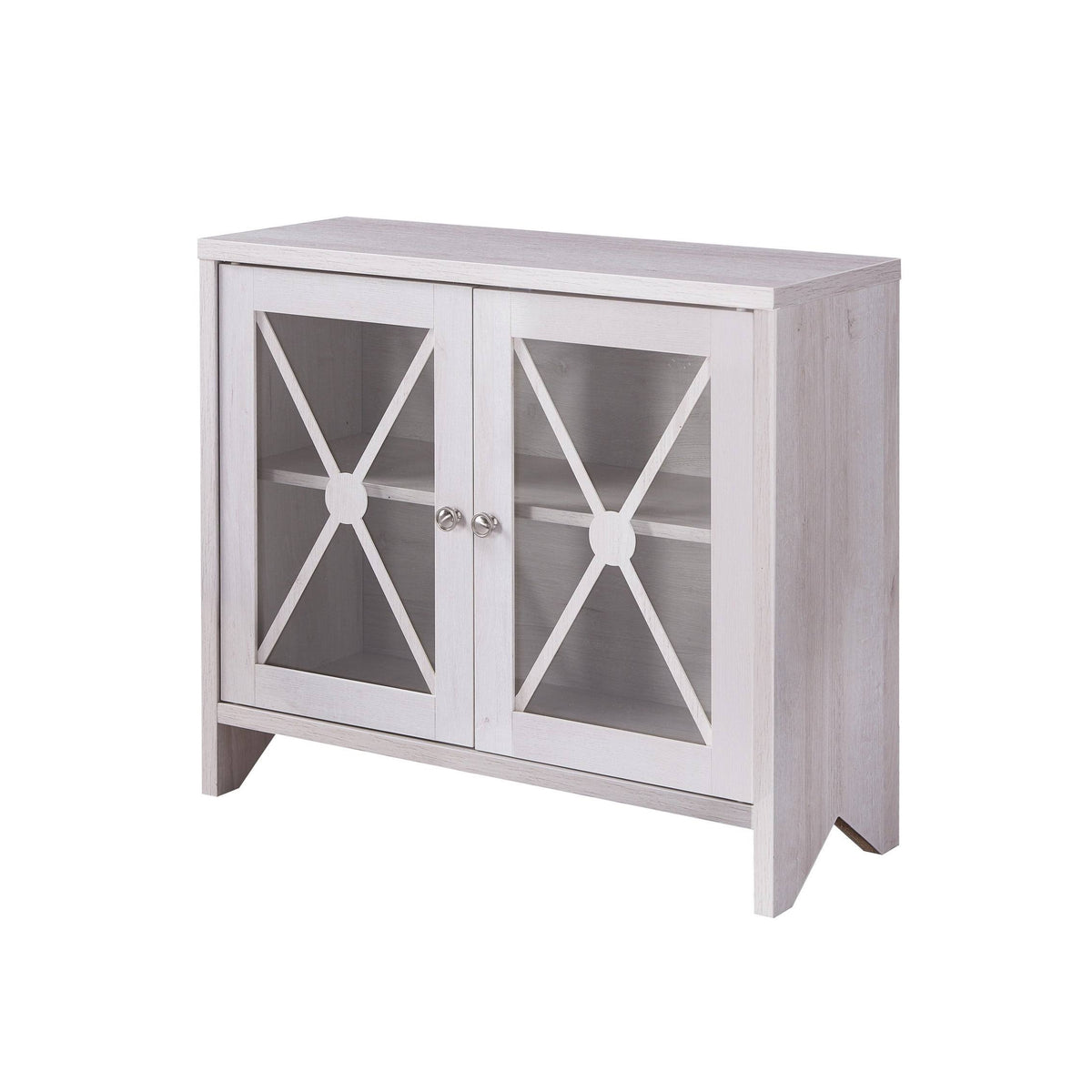 White Oak Accent Cabinet with 1-Shelf G978