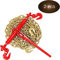 5/16” Grade 70 Chain and Load Binder Kit with 2 Binders and 2 Chains, 4,700 lbs. Safe Working Load B7869