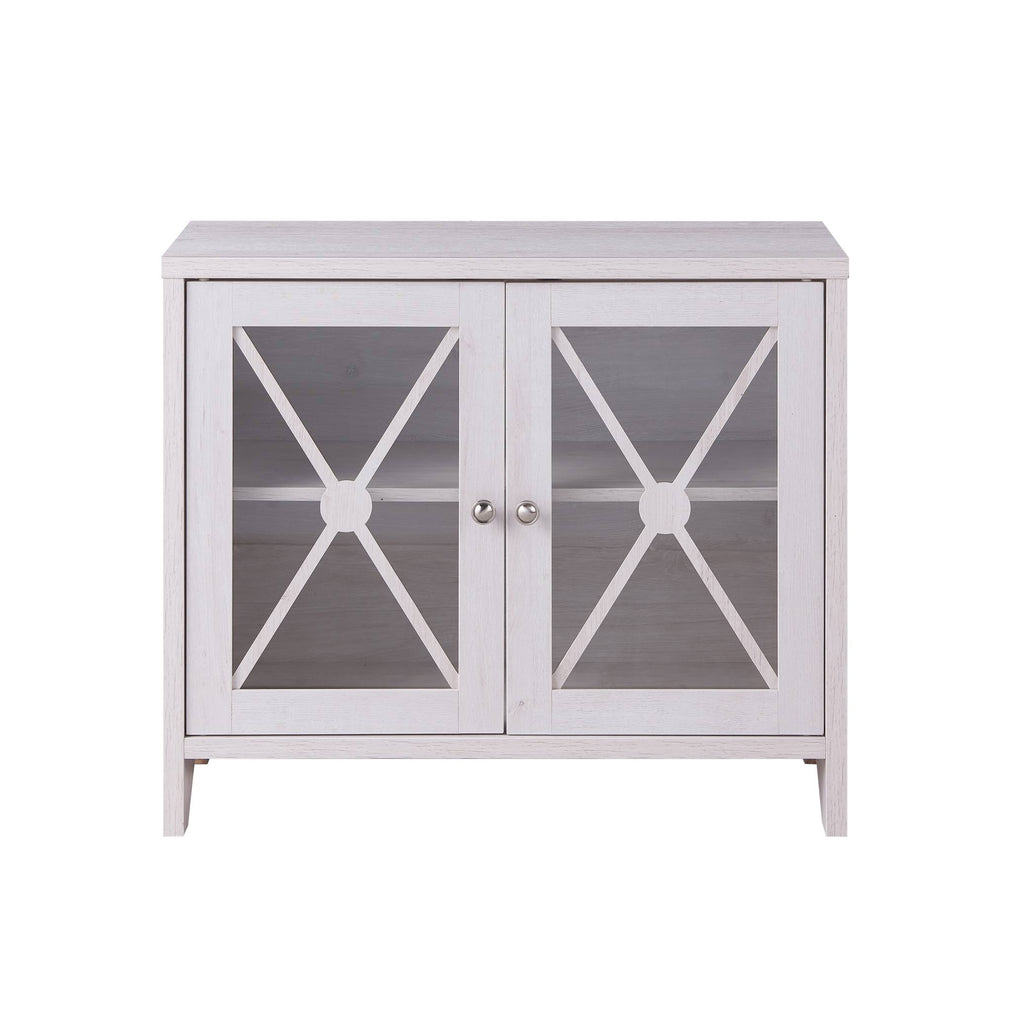White Oak Accent Cabinet with 1-Shelf G978