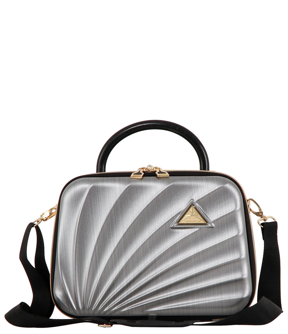 Silver 2-Sided Travel Beauty Case C775472