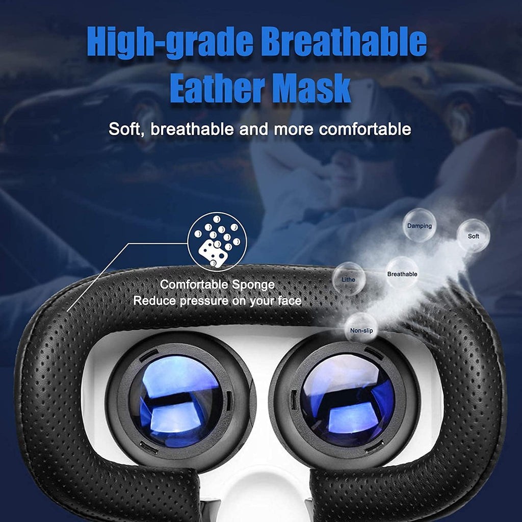 Adjustable 3D VR Headset with Controller V62262