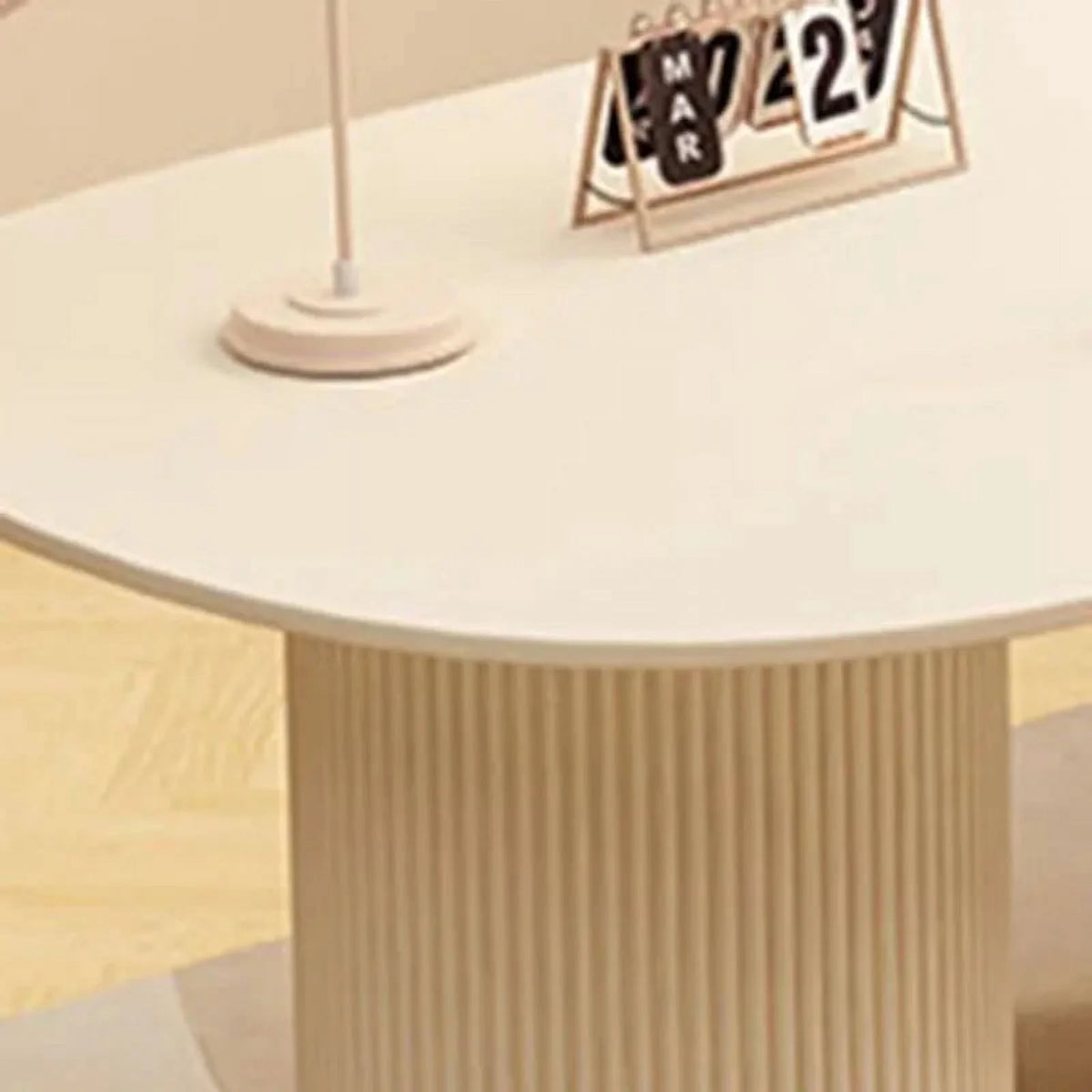 White Standing Computer Desk T351299