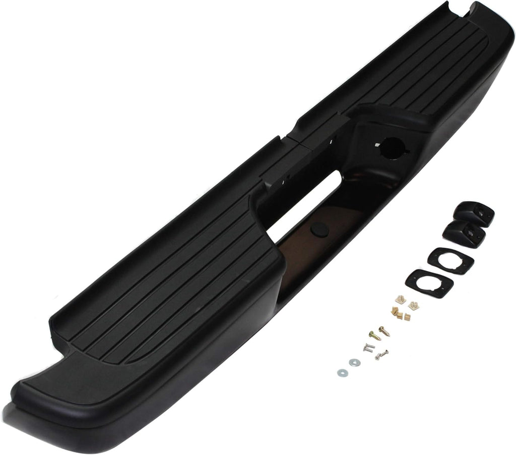 Painted Black Steel Step Bumper D243059