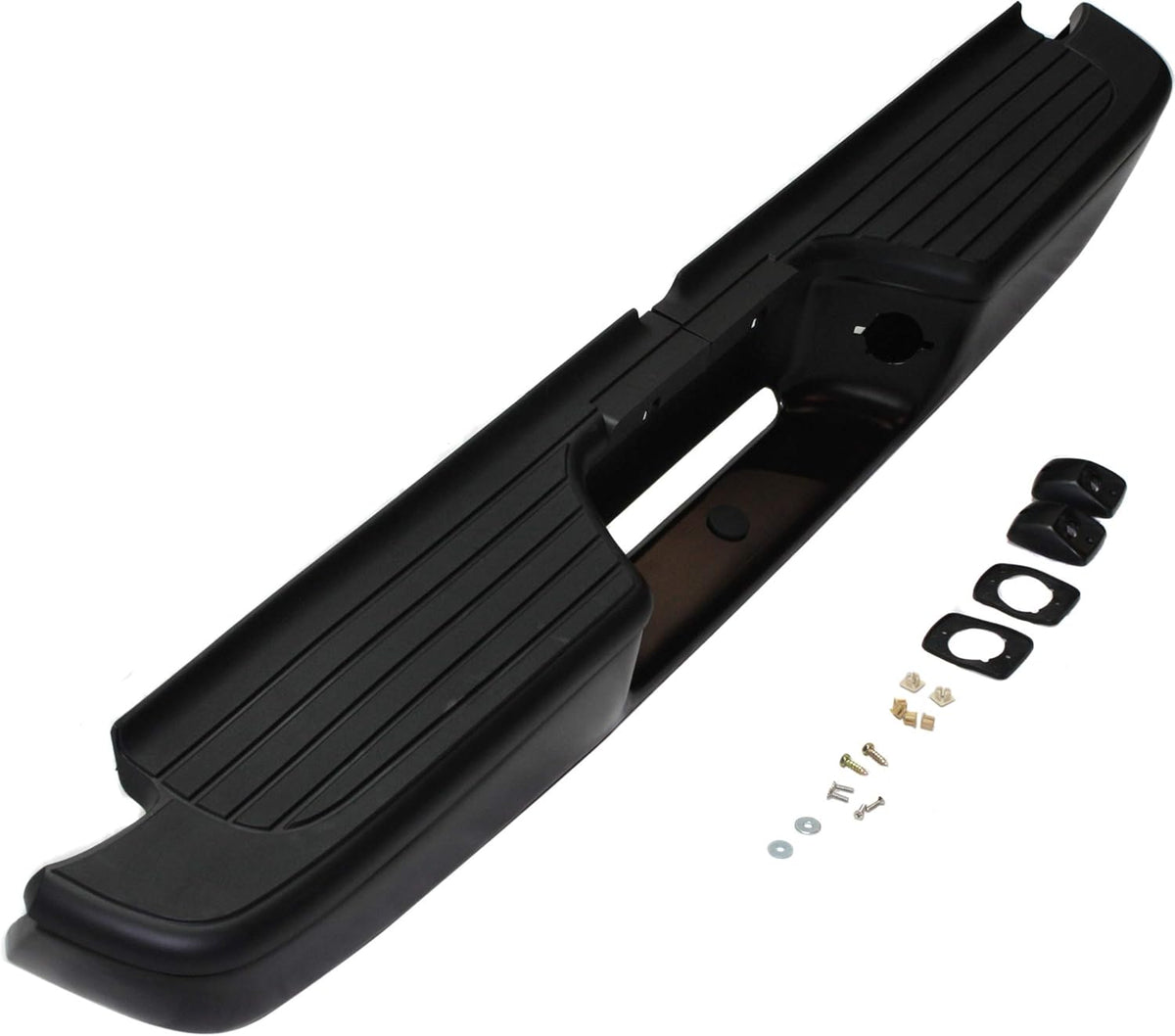 Painted Black Steel Step Bumper D243059