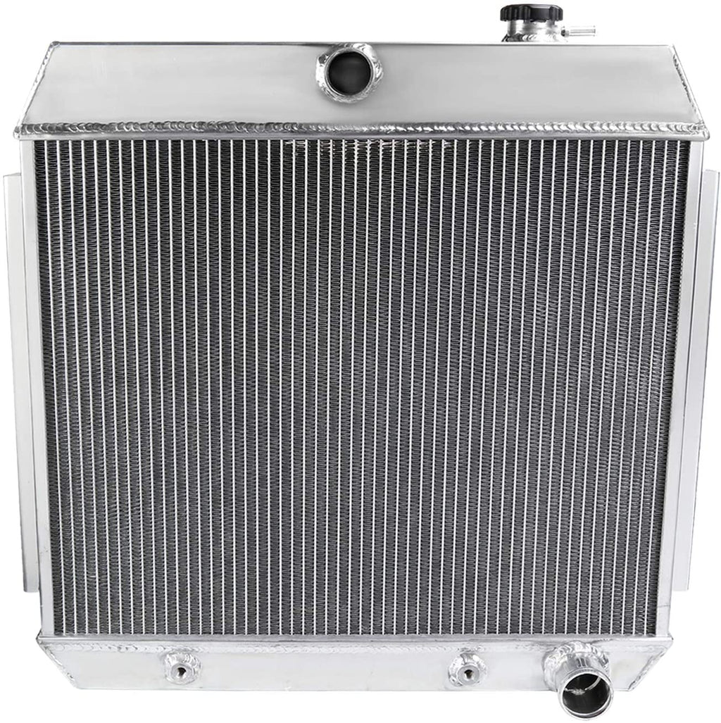62mm 3Row Aluminum Radiator For 1955-1957 Chevy Bel Air Nomad V8 MT V1400