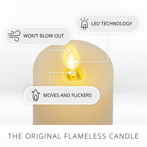 2" x 4.5" Unscented LED Pillar Candle H694448