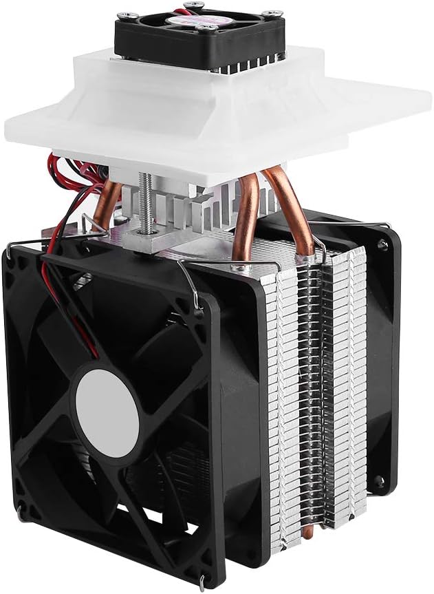 12V Semiconductor Refrigeration Thermoelectric Peltier Air Cooling Dehumidification System Cooler Fan Kit 175x100x98 mm E639