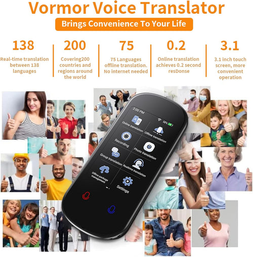 138 Languages Instant Translator Device V83991