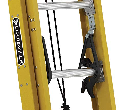 16-foot Fiberglass Extension Ladder, 375-Pound Load Capacity, Type IAA X905881