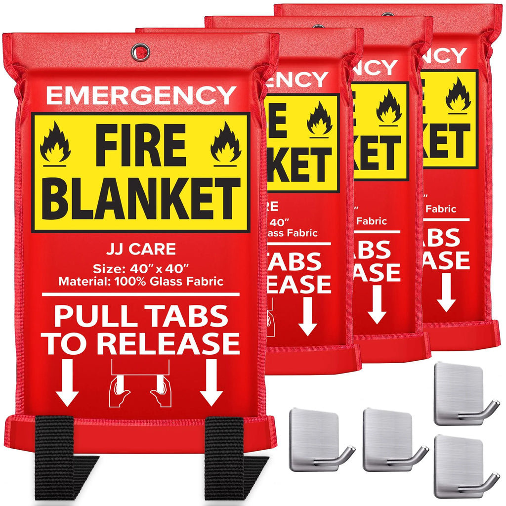 Fire Blanket 4 Packs with Hooks T108417