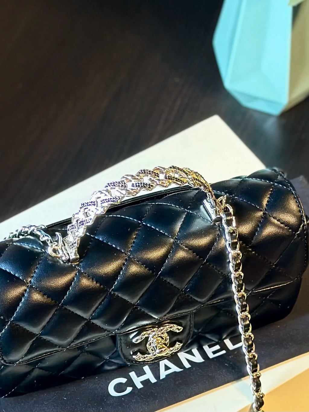 Quilted Lambskin Flap Bag X282