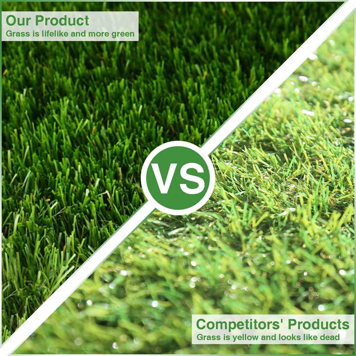 6.5'x10' Artificial Grass Synthetic Turf Indoor/Outdoor Area Rug F303247