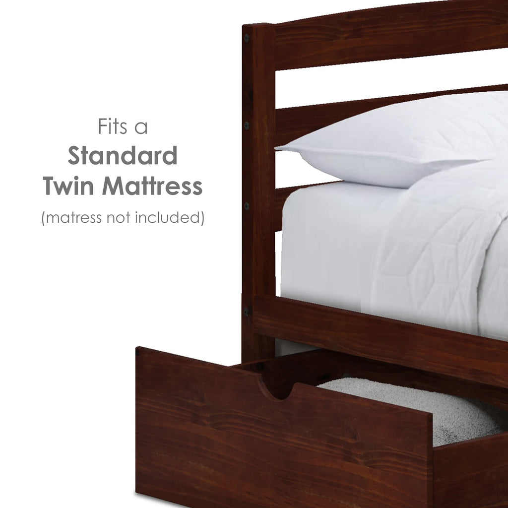 Twin Bed with Two Storage Drawers V6959