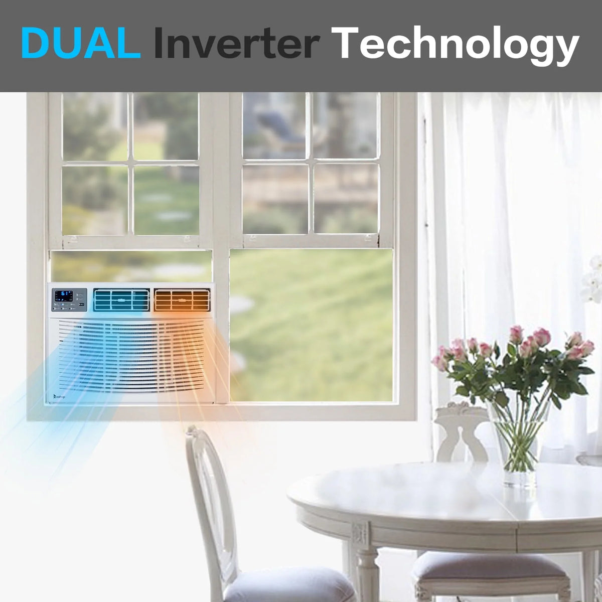 8000 BTU Heat And Cool Window Air Conditioner P26703