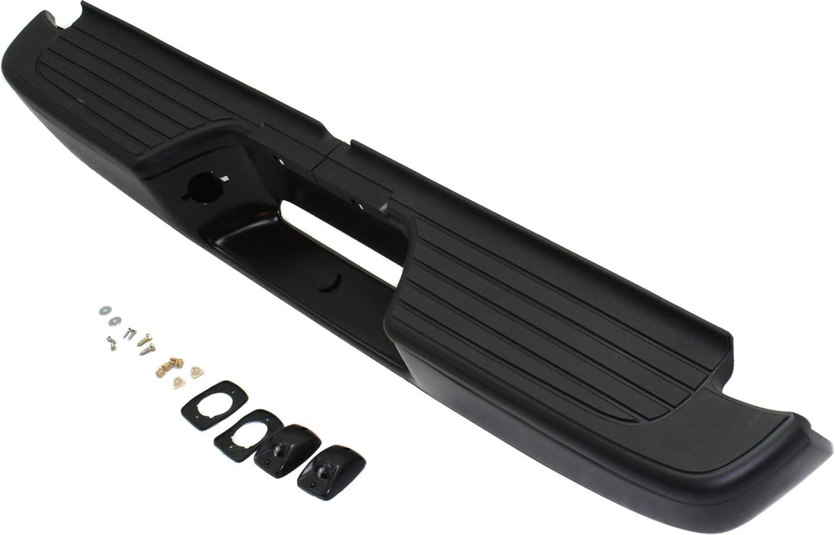 Painted Black Steel Step Bumper D243059