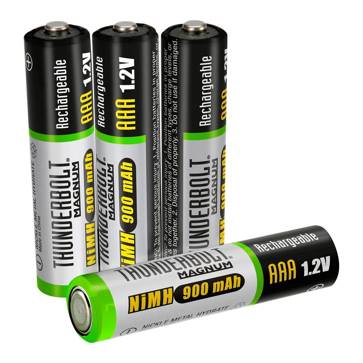 AAA High Capacity NiMH Rechargeable Batteries, 4 Pack N847