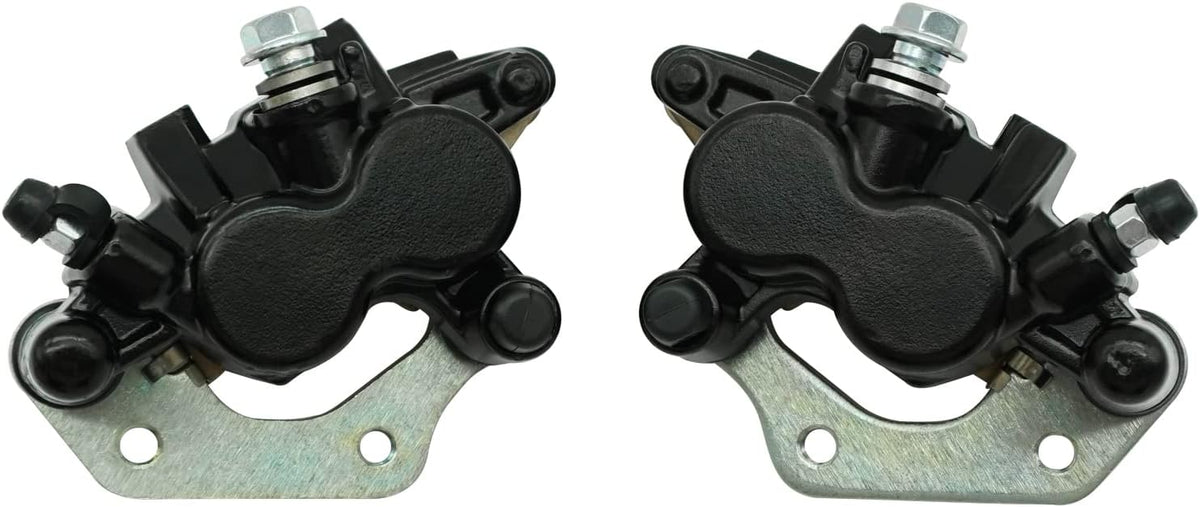 Front Left Right Brake Calipers & Pads for Kawasaki KFX700 Brute Force 650 Prairie 650 700 KVF650 KVF700 F210