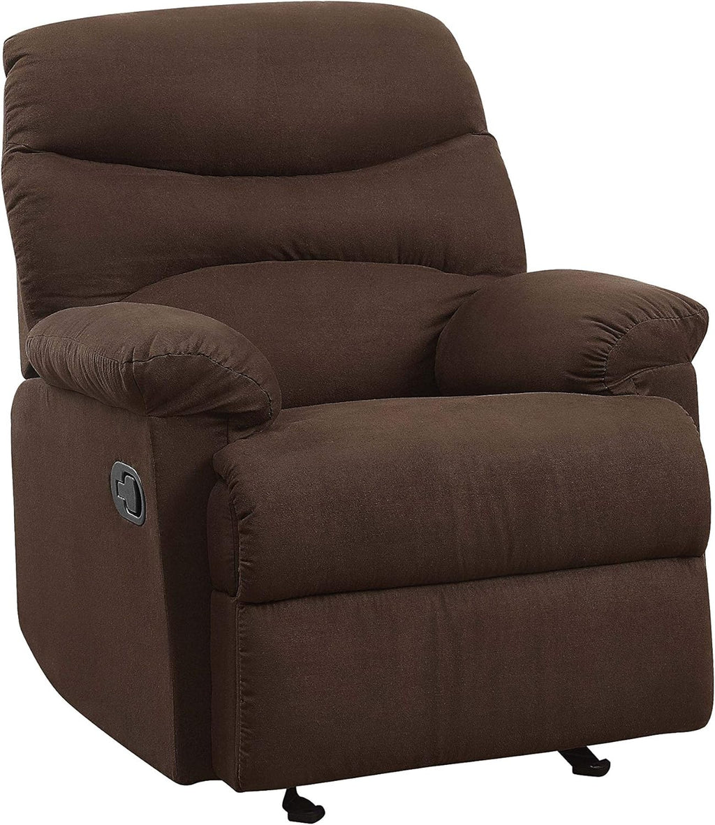 Chocolate Microfiber Recliner Q154