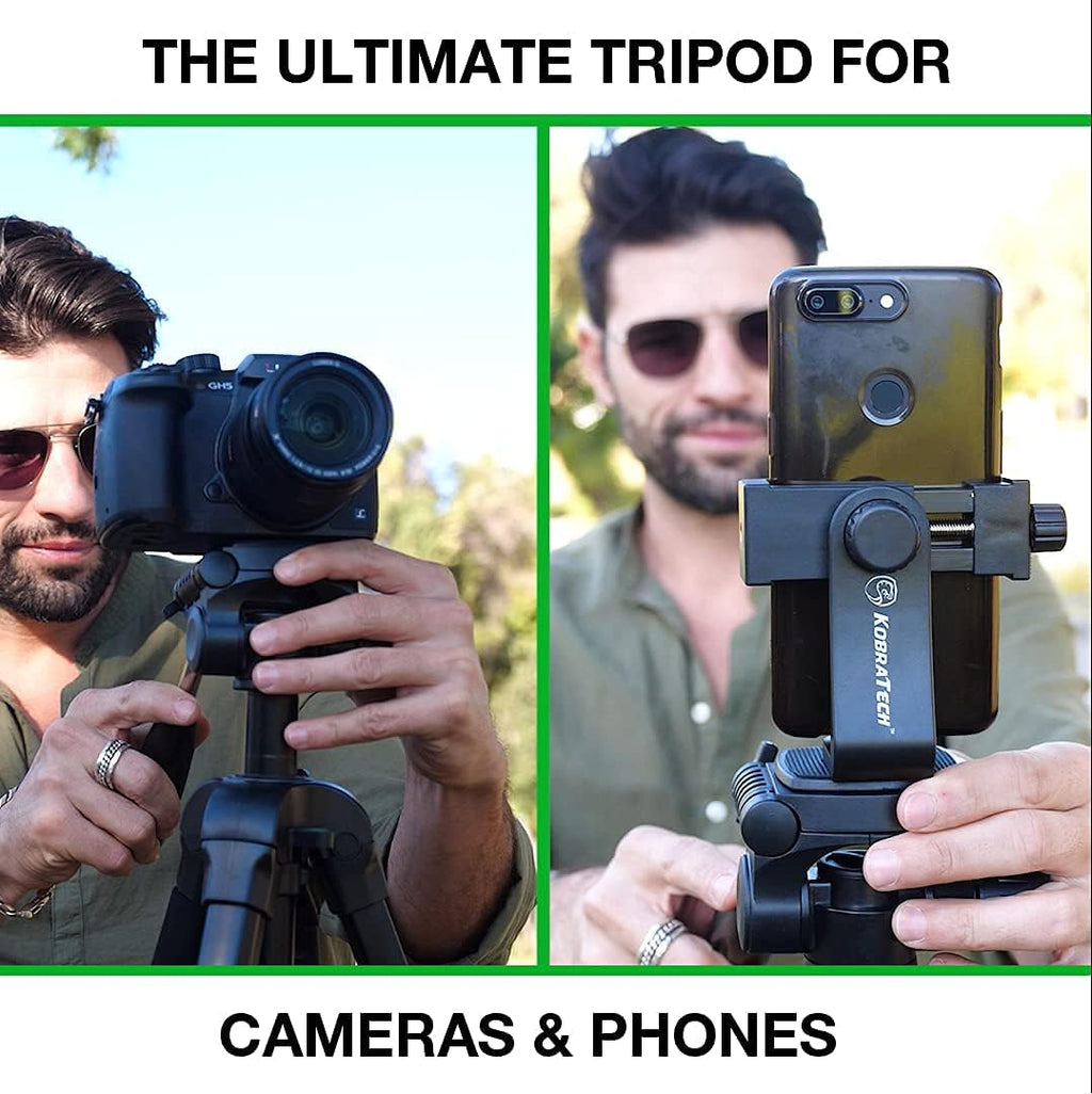 70 Tripod with Bluetooth Remote Shutter, Monopod Pack of 2 K85849