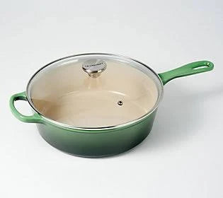 3.75-qt Cast Iron Cassadou with Glass Lid Y3673