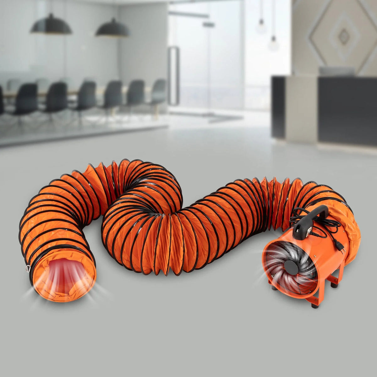 10 Inch Portable Ventilation Fan with 32.8ft Duct Hose C449422