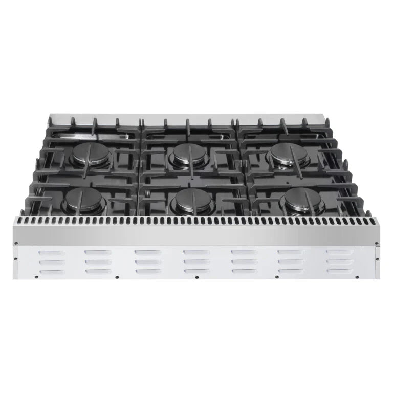 36 Slide-In Counter Gas Cooktop with 6 Sealed Burners E640092