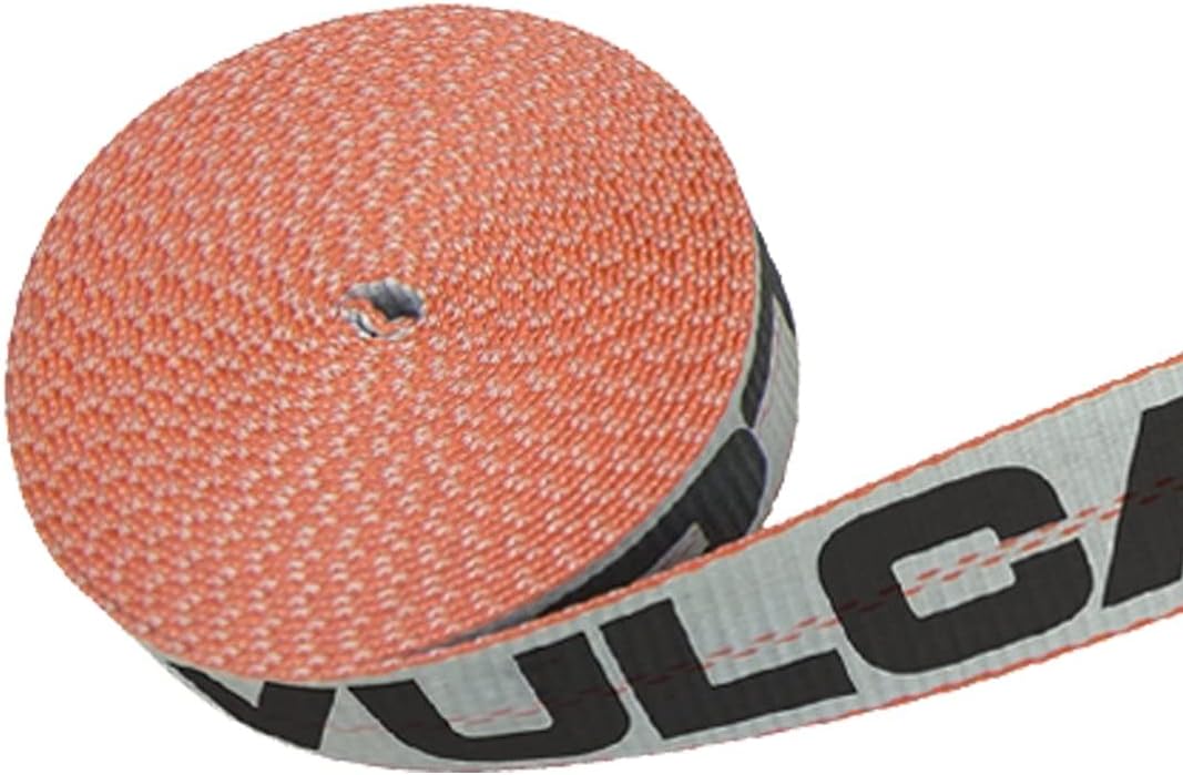 2 Inch x 30 Foot Winch Strap with Wire Hook, 4 Pack D59319
