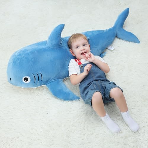 47 inch 3.1lb Shark Stuffed Animal Plush Toy N93061
