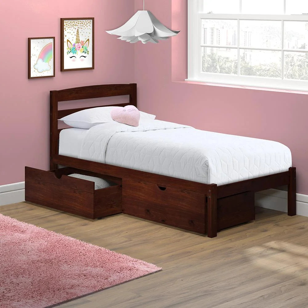 Twin Bed with Two Storage Drawers V6959