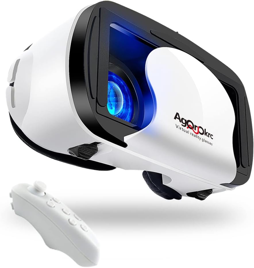 Adjustable 3D VR Headset with Controller V62262