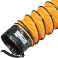 Orange Ventilation Duct Hose 8ID x 25' Length A609