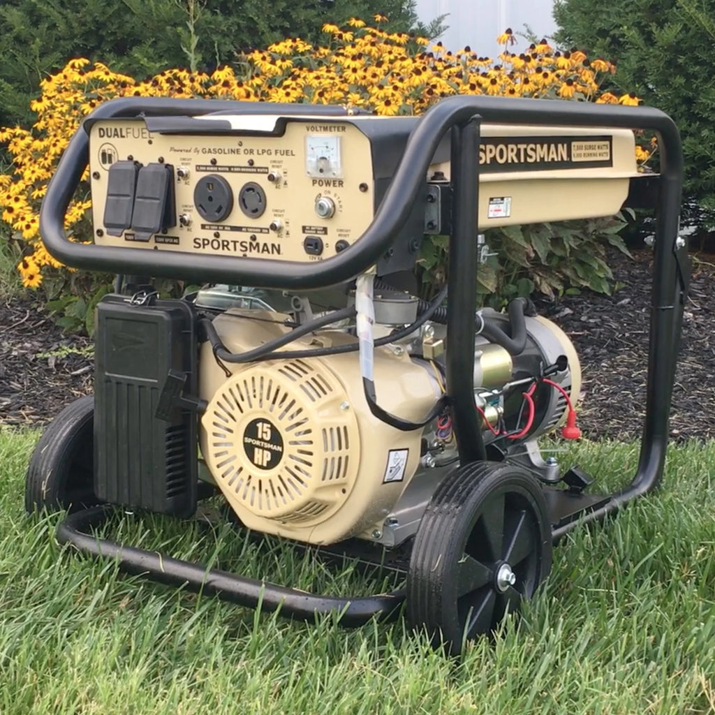 7500 Watt Dual Fuel Generator J998856