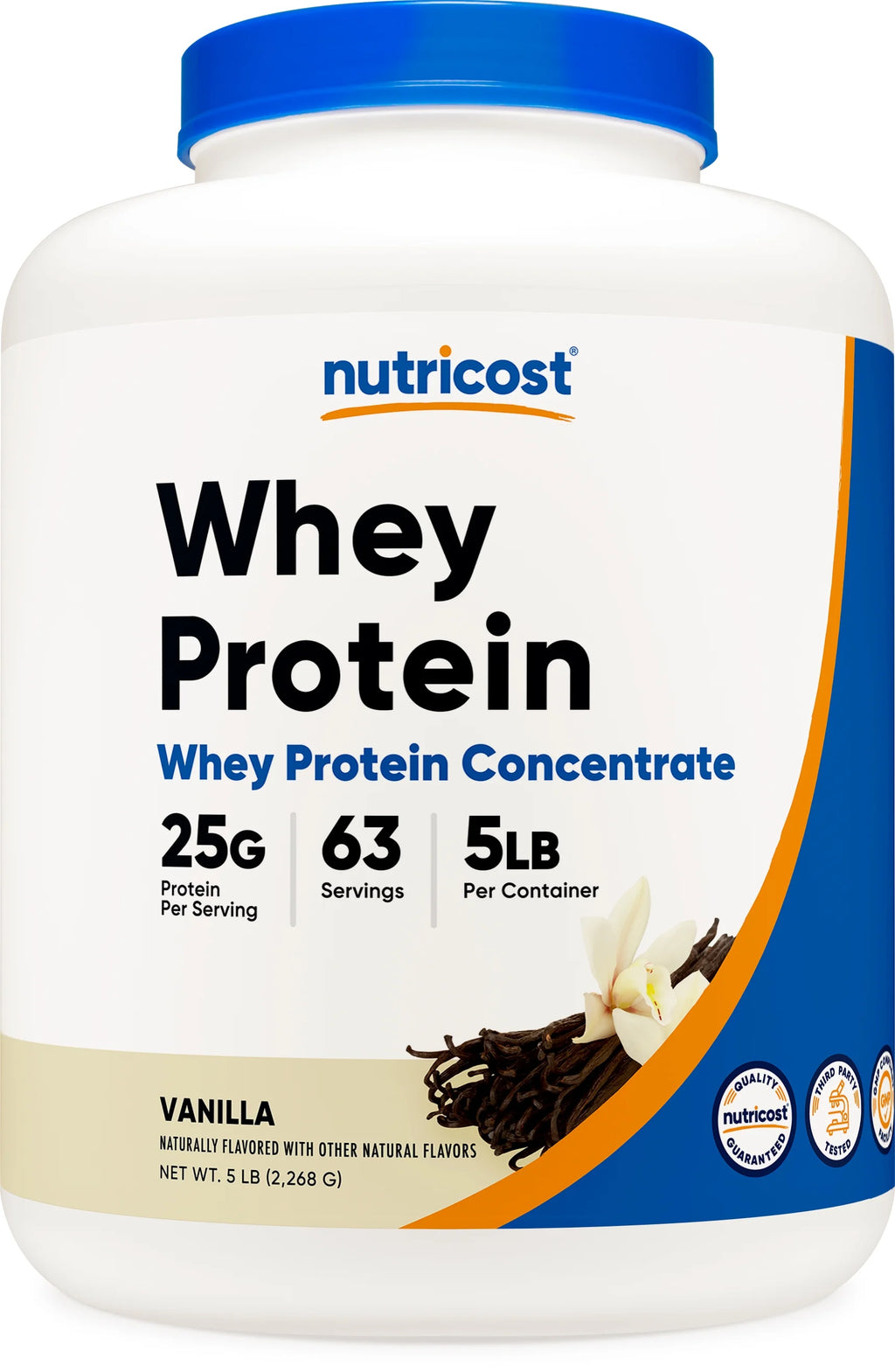 Vanilla Whey Protein Concentrate Powder 5LBS G52844