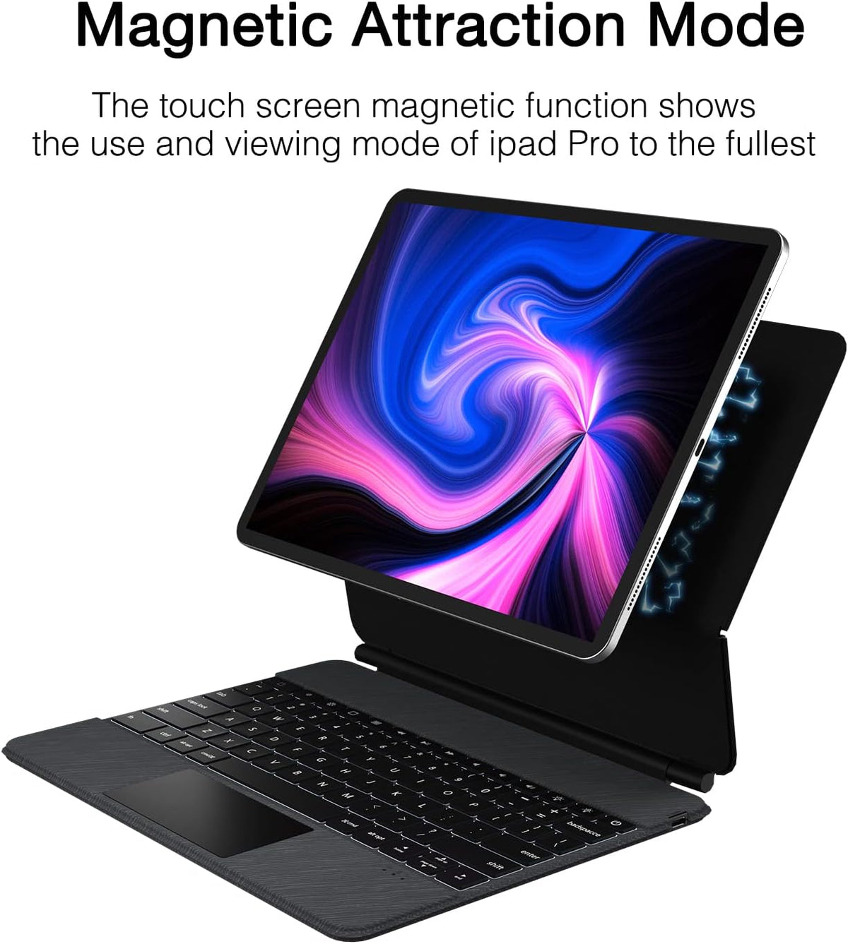 Magnetic iPad Keyboard Case with Touchpad K54346
