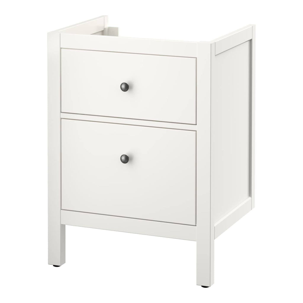 White Sink Cabinet with 2 Drawers I63750