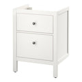 White Sink Cabinet with 2 Drawers I63750