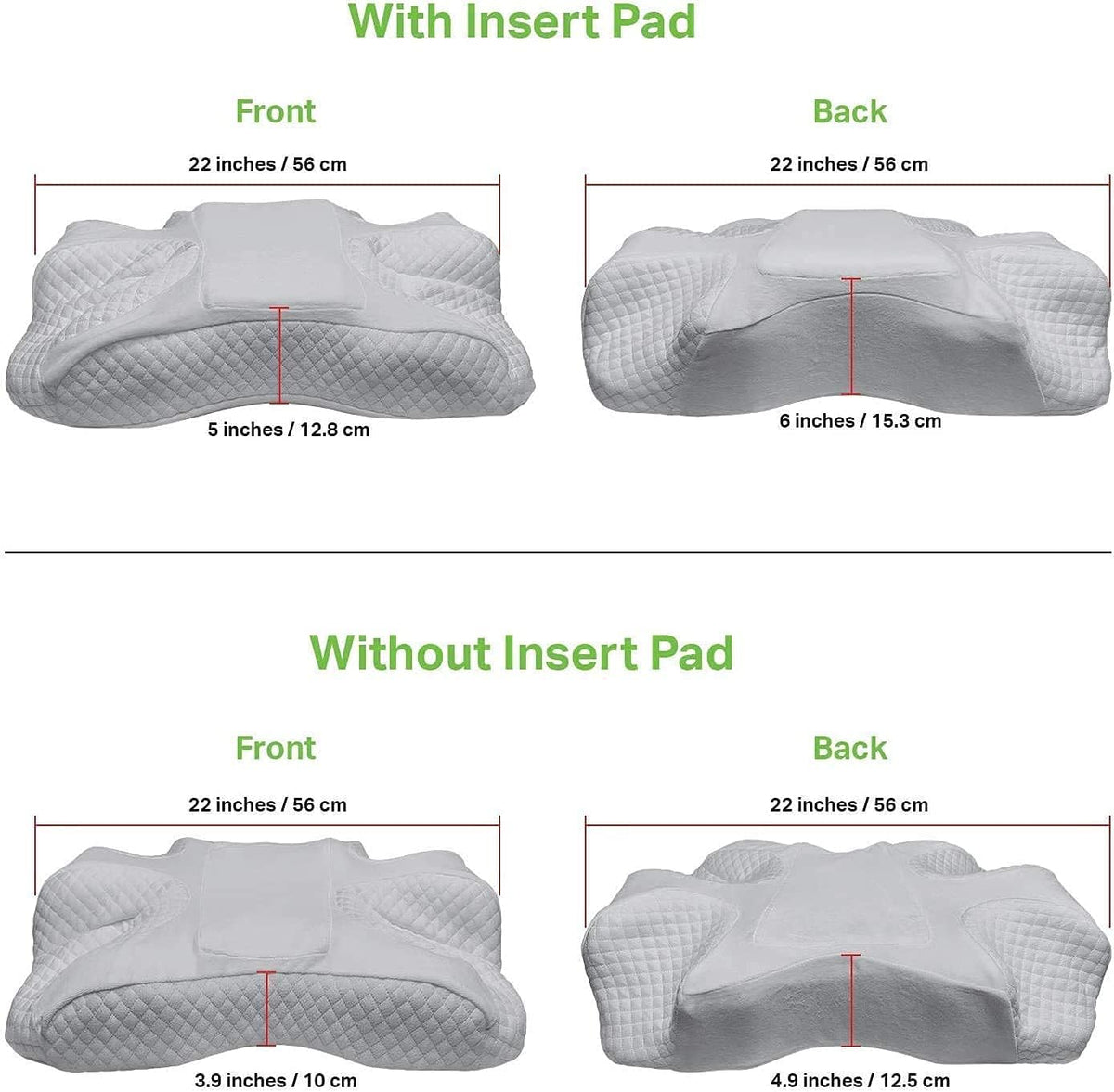 CPAP Pillow Bundle with Cooling Fabric Case O5447