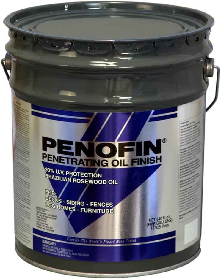 Blue Semi-Transparent Oil-Based Wood Stain 5 Gal Q81635