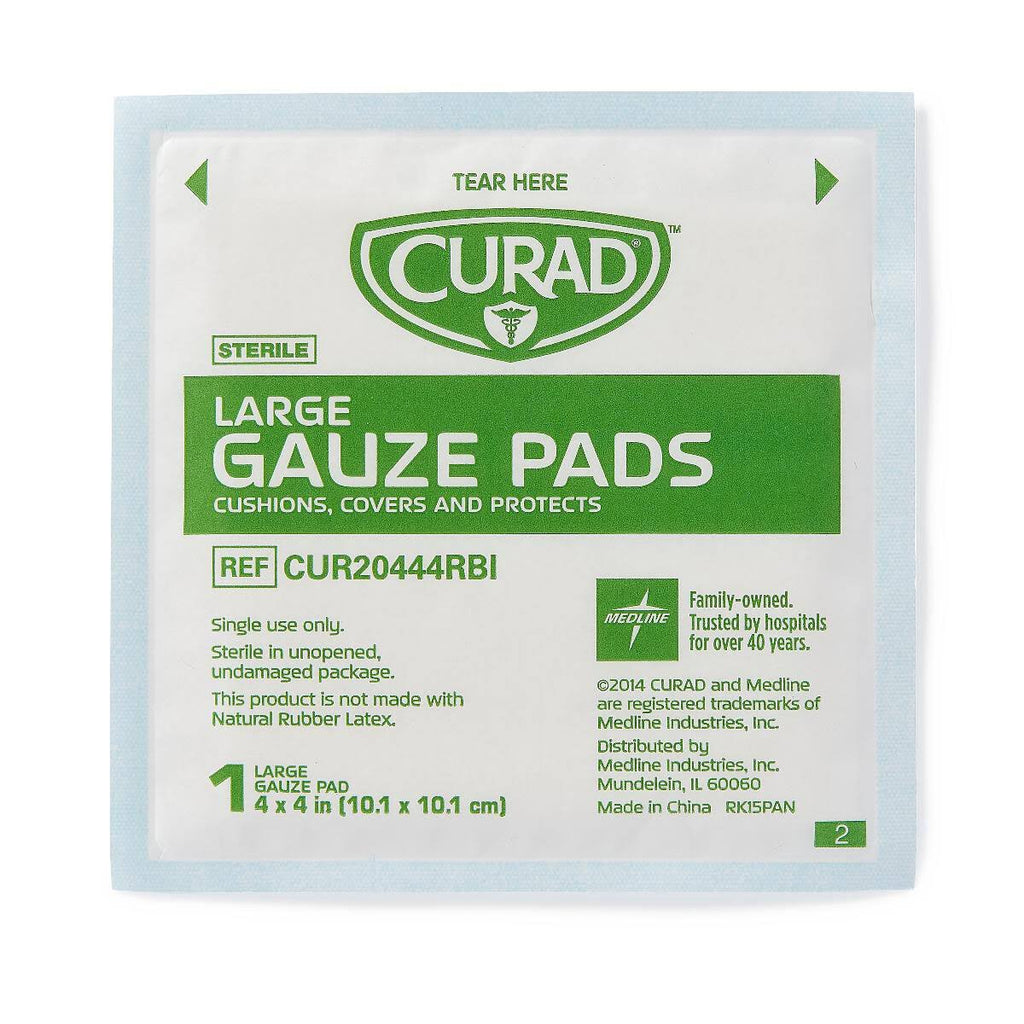 Sterile Nonwoven Gauze Pads 4inx4in 10 CT I709123