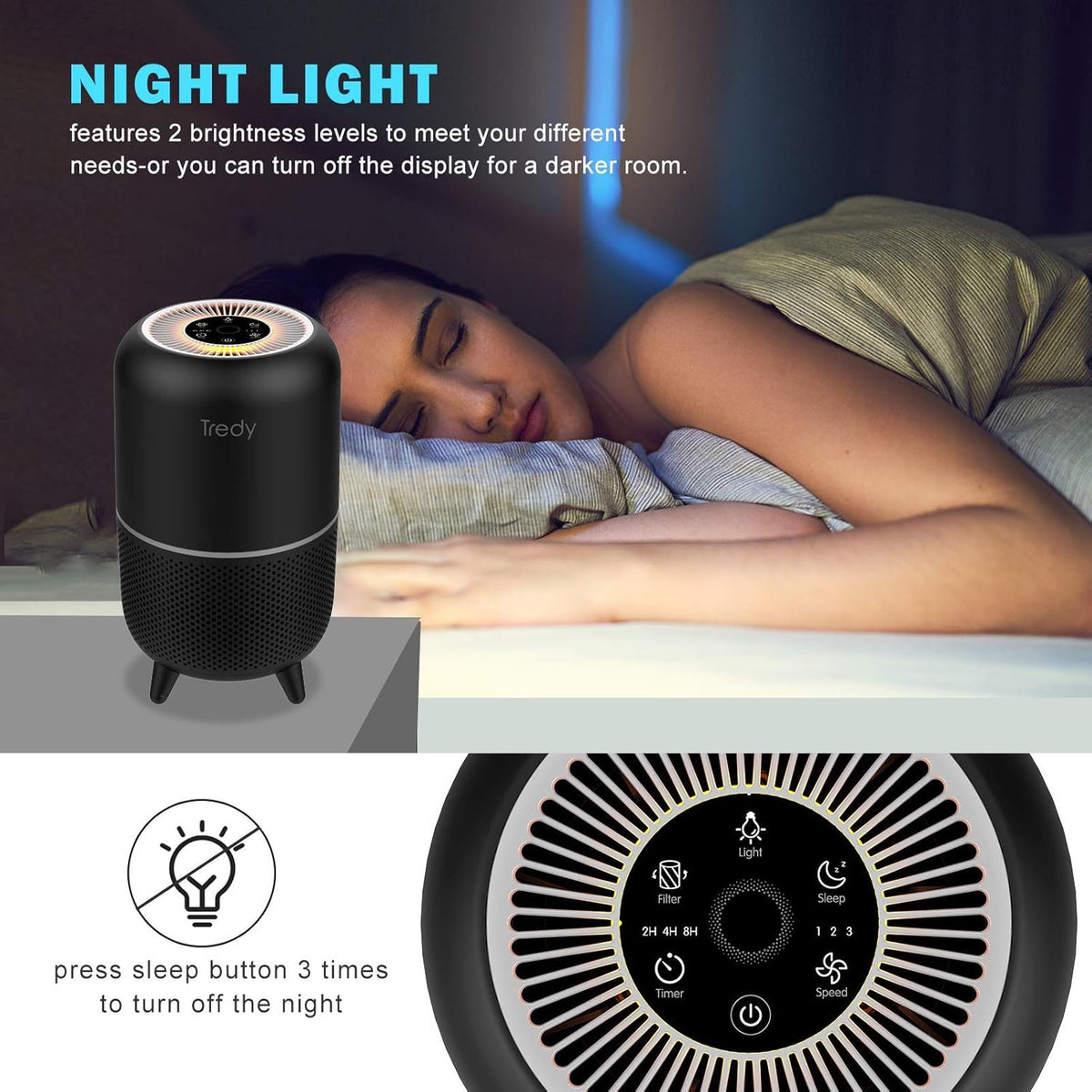 HEPA Air Purifier Ozone Free B558548