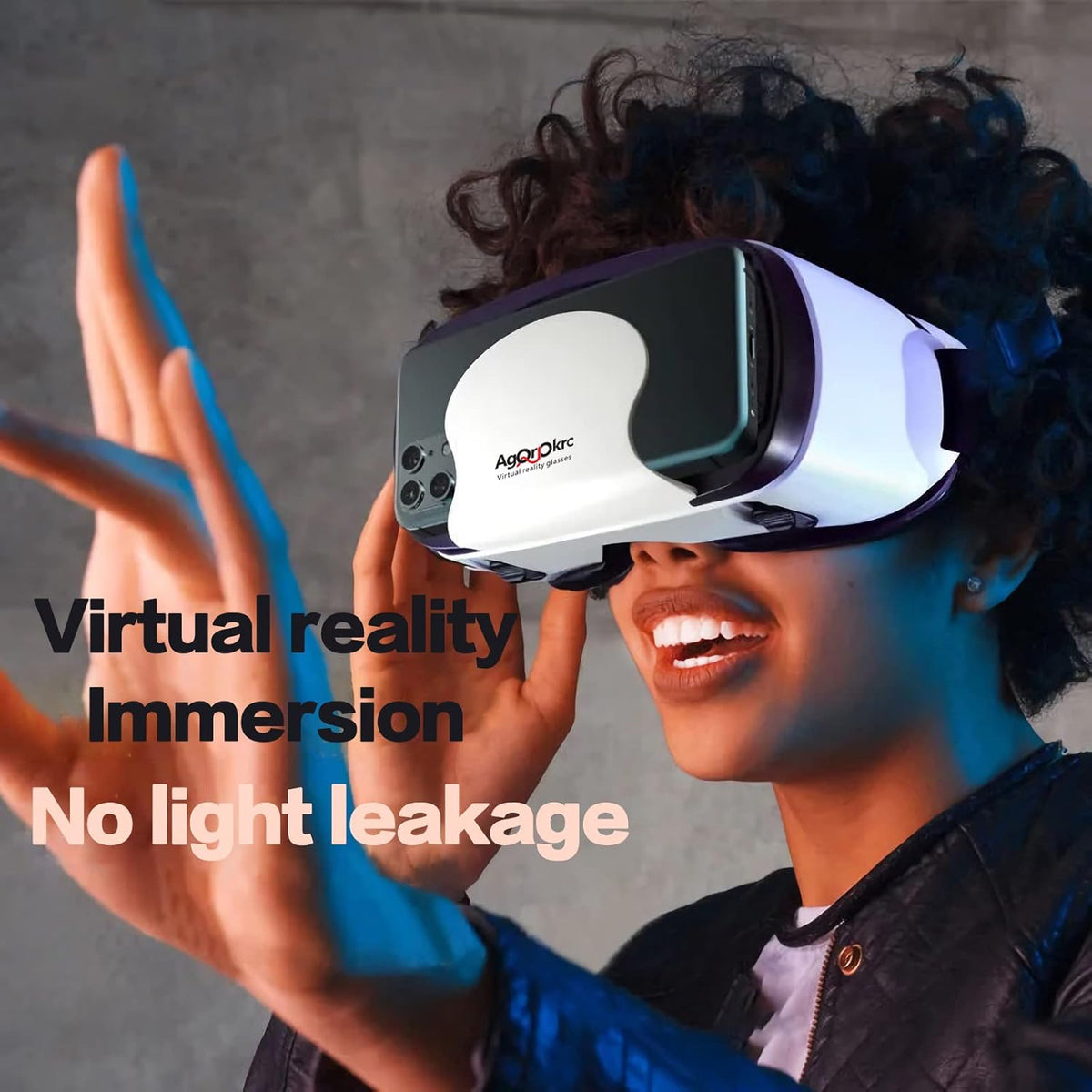 Adjustable 3D VR Headset with Controller V62262