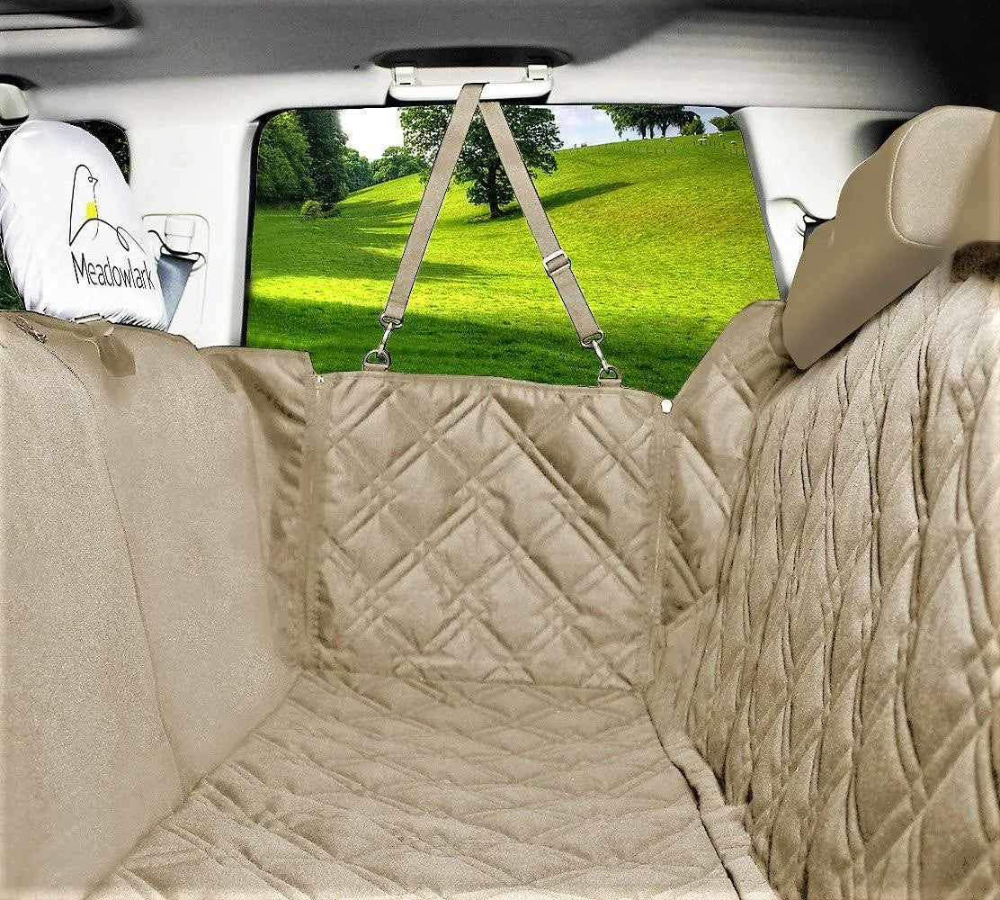 Beige Dog Seat Covers H500
