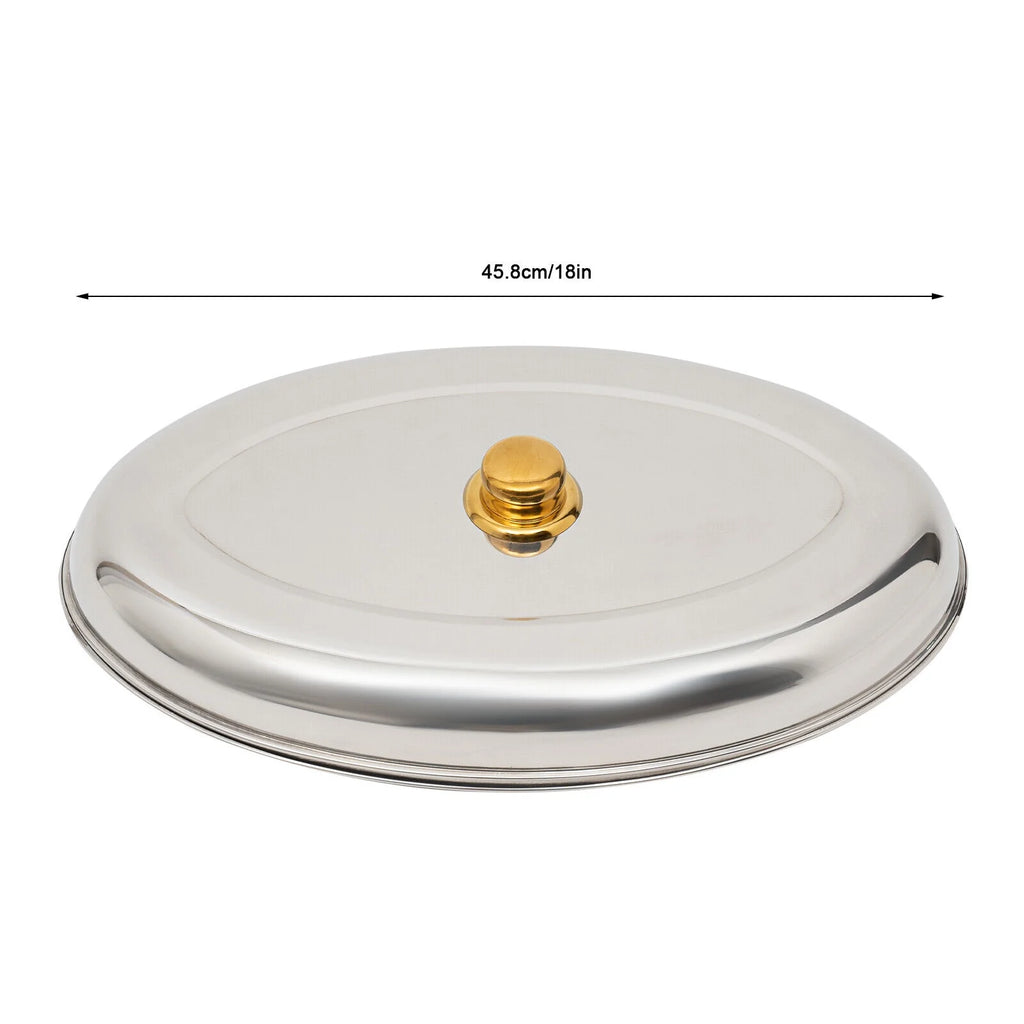 5.5L Stainless Steel Oval Chafing Dish with Lid P475